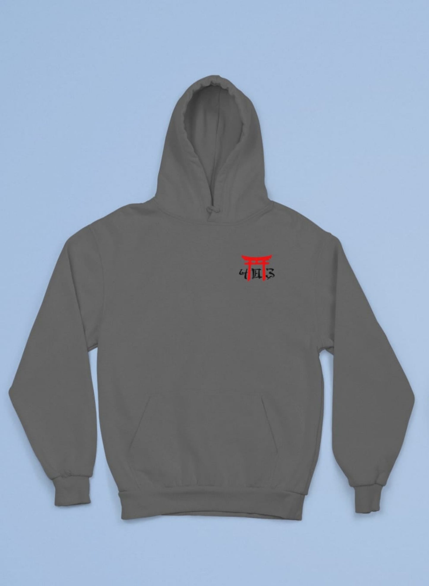 WHITE SKULL FLOWER HOODIE