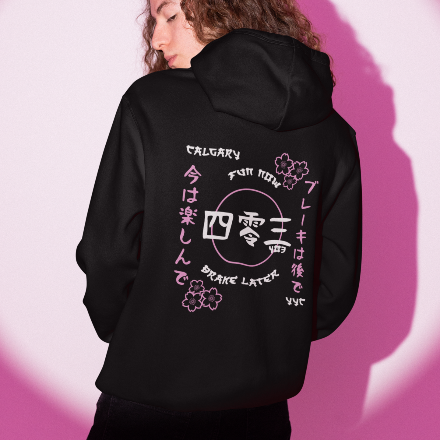 FUN NOW, BRAKE LATER (WHITE) HOODIE