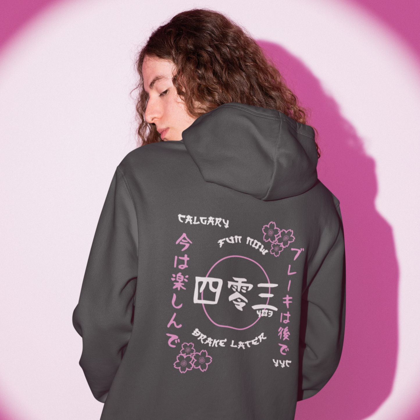 FUN NOW, BRAKE LATER (WHITE) HOODIE