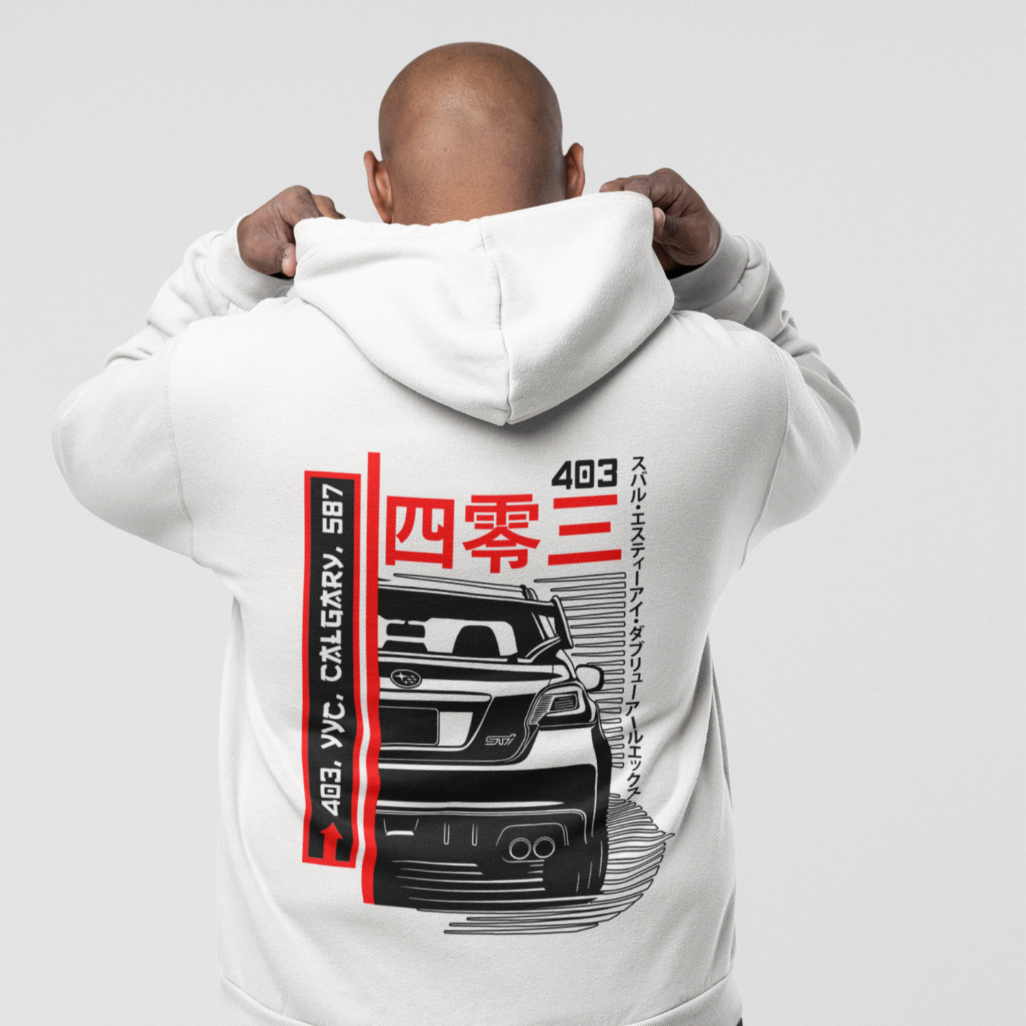 BLACK STI YYC HOODIE